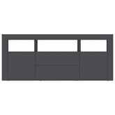 vidaXL Szafka pod TV, szara, 120x30x50 cm, materiał drewnopochodny