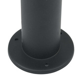 Słupki oświetleniowe 3 szt. 80 cm, czarne, IP44