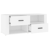 vidaXL Szafka pod TV, biała, 100x35x40 cm, materiał drewnopochodny wariant 4