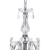 Cristallo lampa wisząca chromowy 8x40W E14 transparentny 38-30337