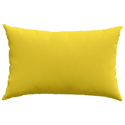Poduszki na sofę 2 pcs Jasnożółty 60 x 40 cm tkanina