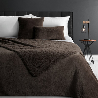 Narzuta Chon ciemnobrązowa 170x210