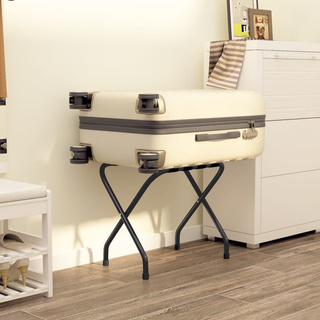 Stojak na bagaż, czarny, 56x40x49 cm