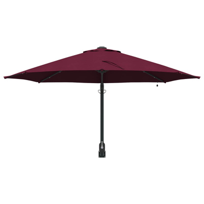 Parasolka ogrodowa Bordeaux Czerwony 248 x 248 x 148 cm