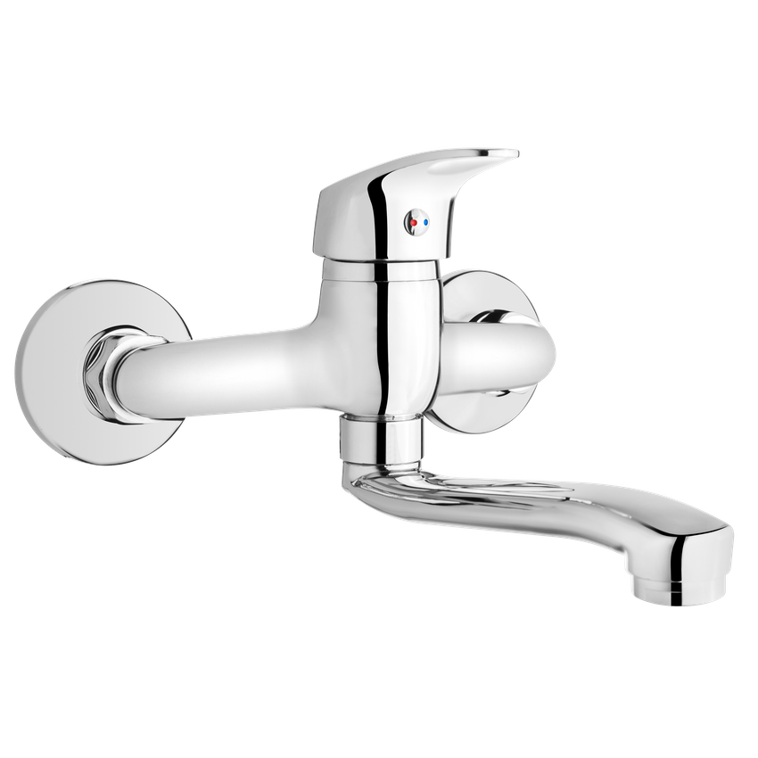 Bateria zlewozmywakowa Ava New chrom Invena w kolorze Invena