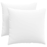 Poduszki na sofę 2 pcs Biały 45 x 45 cm tkanina