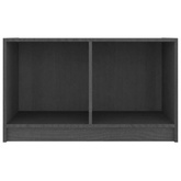 vidaXL Szafka pod TV, szara, 70x33x42 cm, drewno sosnowe