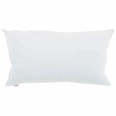 Poduszka z poduszką 2 pcs Biały 40 x 80 cm bawełna