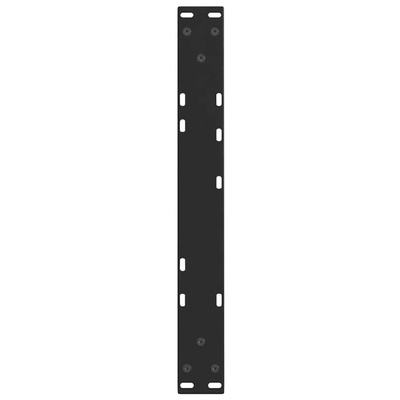 Nogi do stolika kawowego w kształcie litery V 2 szt. Czarne 60x(30-31,3) cm Stal