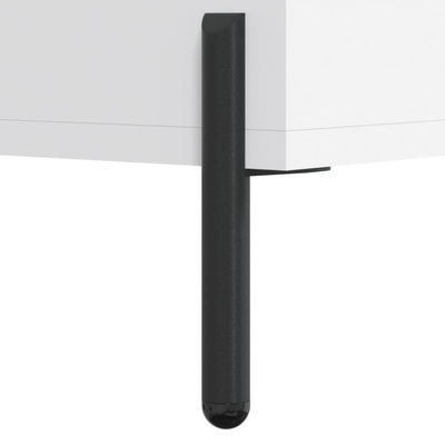 vidaXL Szafka pod TV, biała, 80x36x50 cm, materiał drewnopochodny