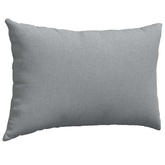 Poduszki na sofę 2 pcs Jasnoszary 60 x 40 cm tkanina