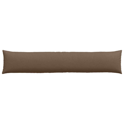Poduszki na sofę 2 pcs Brązowy 200 x 40 cm tkanina