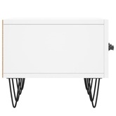 Szafka pod TV, biała, 150x36x30 cm, materiał drewnopochodny vidaXL