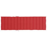 vidaXL Poduszka na leżak, czerwona, 200x50x3 cm, tkanina Oxford