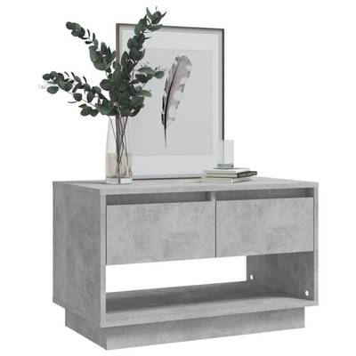 vidaXL Szafka pod TV, szarość betonu, 70x41x44 cm