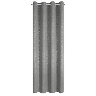 Zasłona Oleta srebrna 140x250