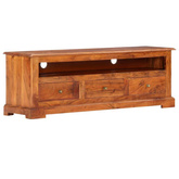 vidaXL Szafka pod TV, 120x30x40 cm, lite drewno akacjowe
