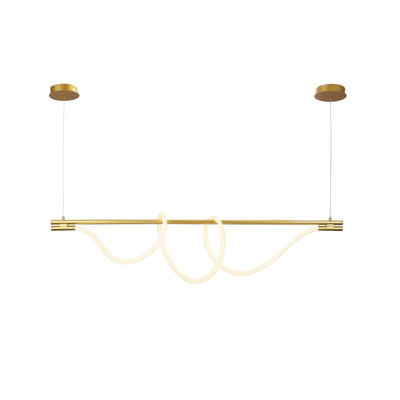 Nowoczesna spiralna lampa wisząca Czarna 150cm 360° 45W 3000K Abruzzo Spirali