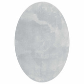 Dywany pokojowe Owalny HUARTE Szary 120 x 170 cm 100% poliester