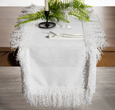 Bieżnik Jasper biały 40x140