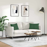 Poduszki na sofę 2 pcs Ciemna zieleń 60 x 40 cm