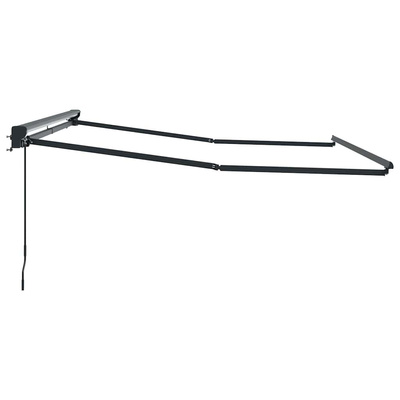 Rama markizy Z regulacją Antracyt 3 x 2,5 m Stal