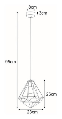 Lampa wisząca K-4815 z serii GOLD KAJA