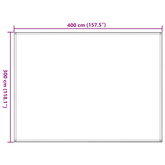 Wykładzina do namiotu, kolor piaskowy, 300x400 cm, HDPE