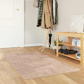 Chodnik dywanowy MARSA piaskowy 100 x 150 cm Poliester i PVC