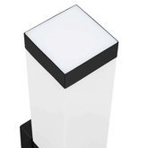 Zewnętrzna lampa ścienna Czarny 10.5 x 6 x 33 cm