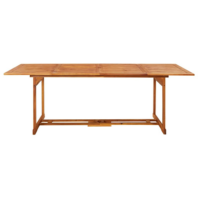 11-cz. zestaw mebli ogrodowych 220x90x75cm lite drewno akacjowe
