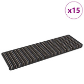 Samoprzylepne maty na schody 15 pcs Antracyt 65 x 21 x 4 cm