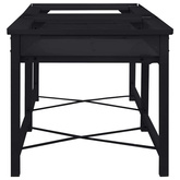 Podstawka na Pralkę 2 pcs Czarny 120 x 56 x 52 cm Stal