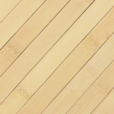 vidaXL Dywan prostokątny, jasny naturalny, 100x500 cm, bambusowy