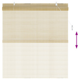 Roleta naturalny 130 x 160 cm Bambus