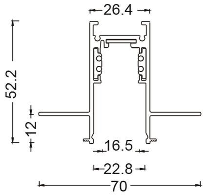 Szyna magnetyczna Abigali LWQ-1M-TRIM Magneto