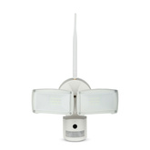 18W Naświetlacz LED SMD z czujnikiem ruchu i kamerą / Wifi / Barwa:6000K / Obudowa: Biała
