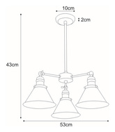 Lampa sufitowa K-8038B-3 z serii MORENO KAJA