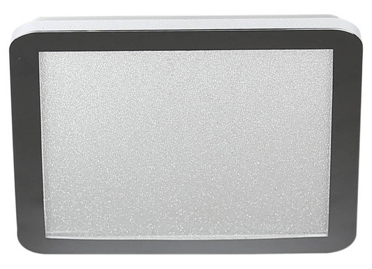 Plafon do łazienki NEXIT minimalistyczny – srebrny chromowany 30 cm - plafon z funkcją ściemniania LED 3000K 18W IP44 