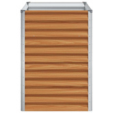 Podniesiona rabata ogrodowa 98 x 50 x 68 cm Stal Galwanizowana