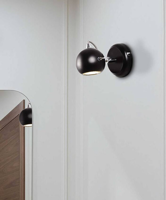 Kinkiet K-8002/1 BK z serii SALVA BLACK