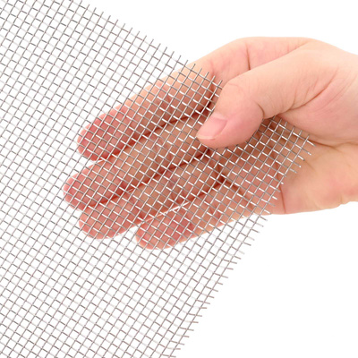 Siatka ekranowa 80 x 500 cm 8 Mesh Stal nierdzewna 201 srebrny