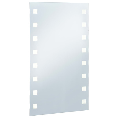 vidaXL Ścienne lustro łazienkowe z LED, 60 x 100 cm