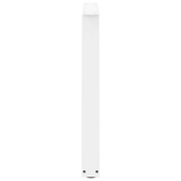 Nogi do stołu jadalnego w kształcie litery V 3 szt. Białe 100x(72-73,3) cm Stal