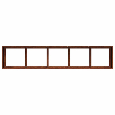 Doniczka Rusty 200x40x40 cm Stal nierdzewna