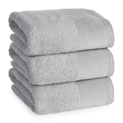 Ręcznik Emi srebrny 70x140