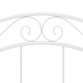 Rama łóżka, biała, metalowa, 90 x 200 cm