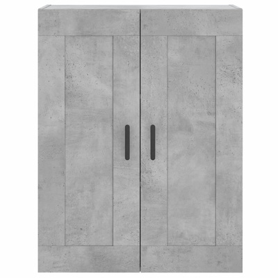 vidaXL Szafka wisząca, szarość betonu, 69,5x34x90 cm model standard