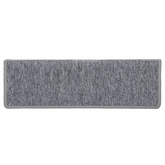 Maty na schody 15 szt. 65x21x4 cm Jasnoszary prostokątny brzeg
