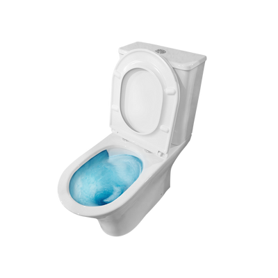 Kompakt wc, qfs, infinito okrągły, biały z deską wolnoopad. CE-85-001-I Invena